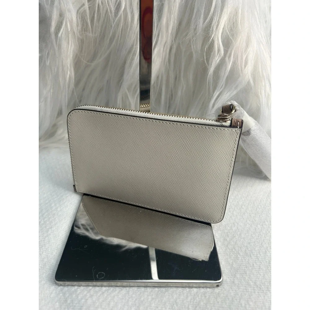 Kate Spade NWT‎ Lucy Wristlet Bicolor Saffiano Leather Zip Wallet Clutch